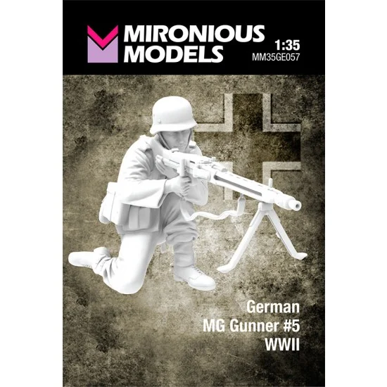 Mironious MM35GE057 1/35 WWII German MG Gunner #5 - Model Figures