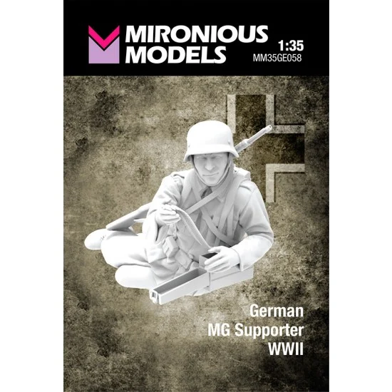 Mironious MM35GE058 1/35 WWII German MG Supporter - Model Figures