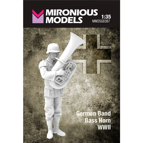 Mironious MM35GE087 1/35 WWII German Band Bass Horn - Model Figures