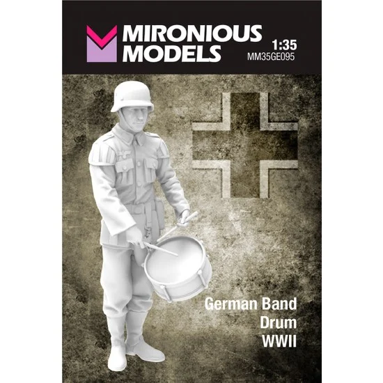 Mironious MM35GE095 1/35 WWII German Band Drum - Model Figures
