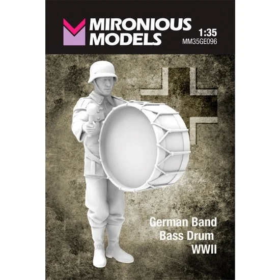 Mironious MM35GE096 1/35 WWII German Band Bass Drum - Model Figures