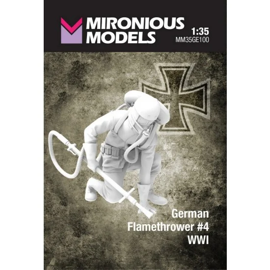 Mironious MM35GE100 1/35 WWI German Flamethrower #4 - Model Figures