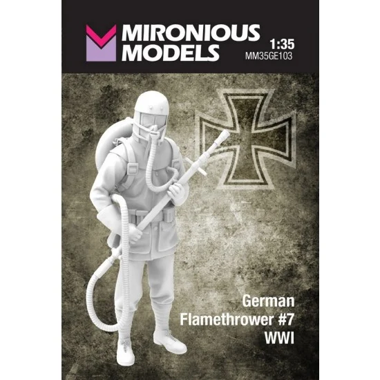 Mironious MM35GE103 1/35 WWI German Flamethrower #7 - Model Figures