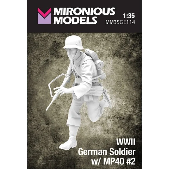 Mironious MM35GE114 1/35 WWII German Soldier with MP40 #2 - Model Figures
