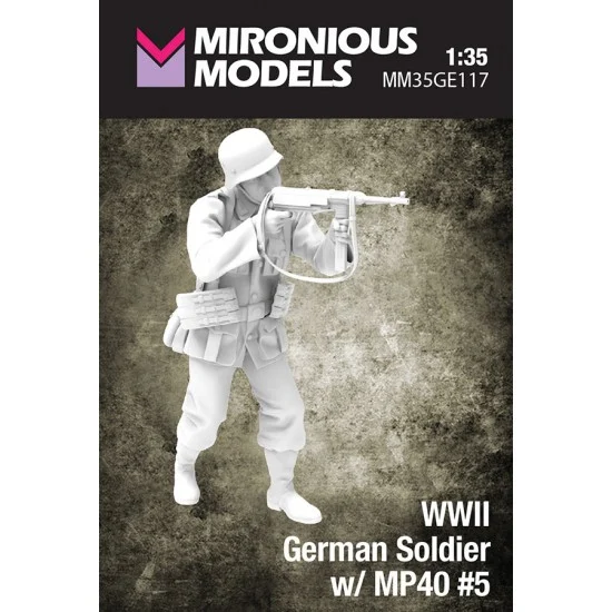 Mironious MM35GE117 1/35 WWII German Soldier with MP40 #5 - Model Figures