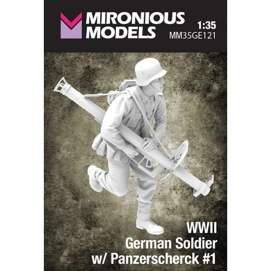 Mironious MM35GE121 1/35 WWII German Soldier with Panzerscherck #1 - Model Figures