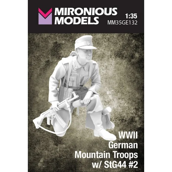 Mironious MM35GE132 1/35 WWII German Mountain Troops I with StG 44 #2 - Model Figures