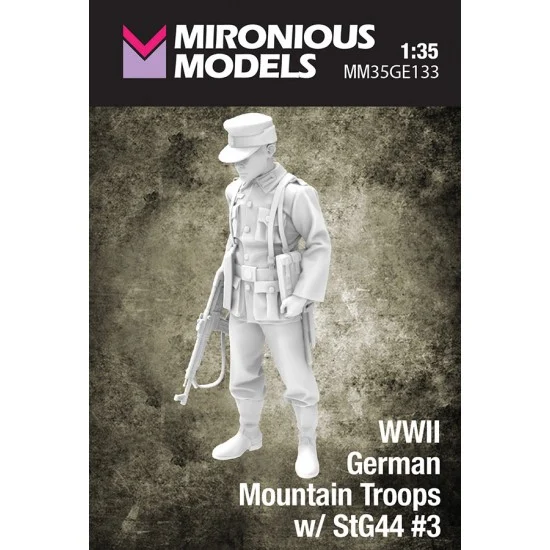Mironious MM35GE133 1/35 WWII German Mountain Troops I with StG 44 #3 - Model Figures