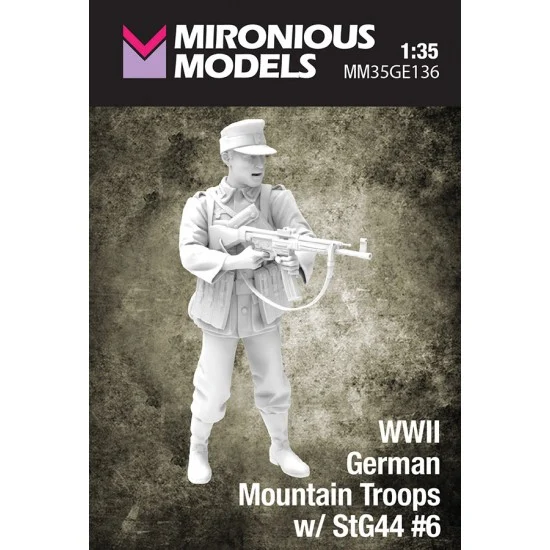 Mironious MM35GE136 1/35 WWII German Mountain Troops I with StG 44 #6 - Model Figures