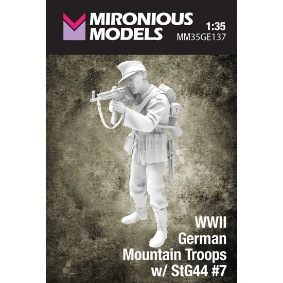 Mironious MM35GE137 1/35 WWII German Mountain Troops I with StG 44 #7 - Model Figures