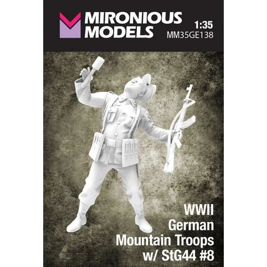 Mironious MM35GE138 1/35 WWII German Mountain Troops I with StG 44 #8 - Model Figures