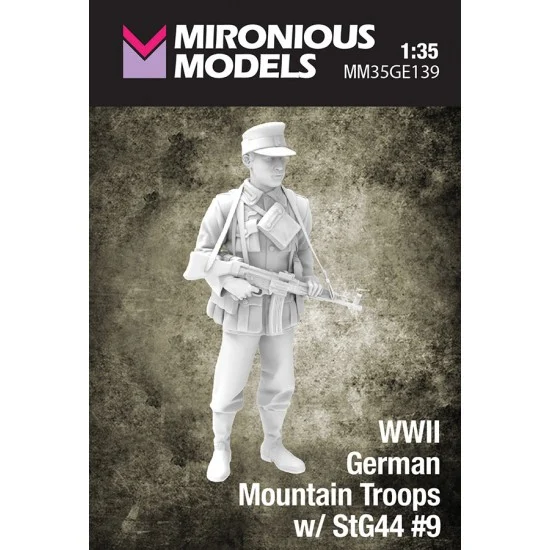 Mironious MM35GE139 1/35 WWII German Mountain Troops I with StG 44 #9 - Model Figures