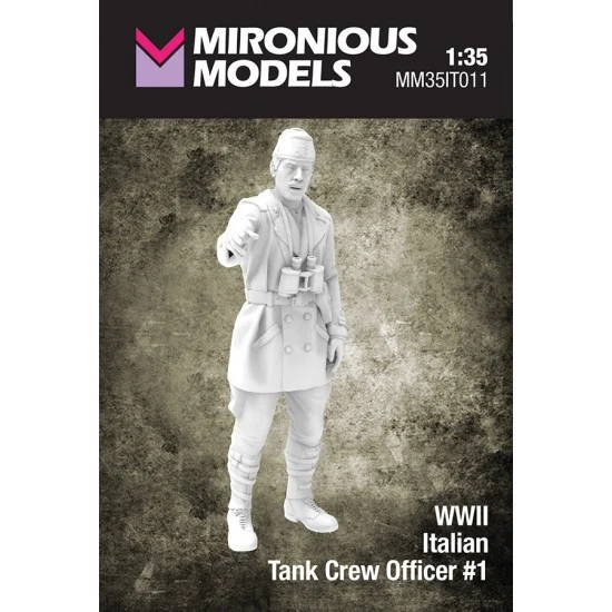 Mironious MM35IT011 1/35 WWII Italian Tank Crew Officer #1 - Model Figures