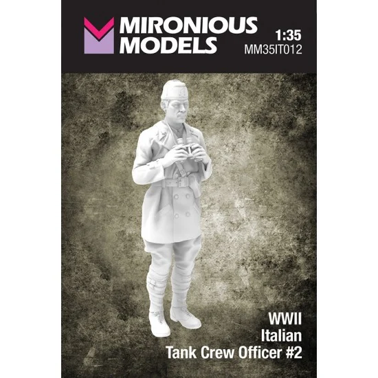 Mironious MM35IT012 1/35 WWII Italian Tank Crew Officer #2 - Model Figures
