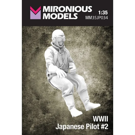 Mironious MM35JP034 1/35 WWII Japanese Pilot #2 - Model Figures