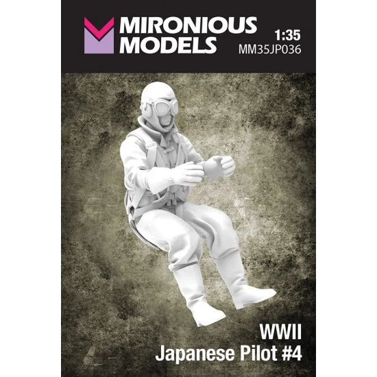 Mironious MM35JP036 1/35 WWII Japanese Pilot #4 - Model Figures
