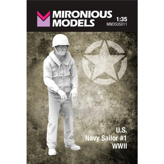 Mironious MM35US011 1/35 WWII US Navy Sailor #1 - Model Figures