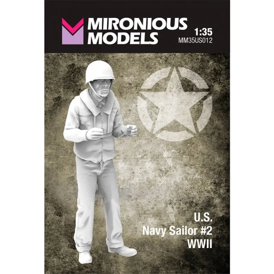 Mironious MM35US012 1/35 WWII US Navy Sailor #2 - Model Figures
