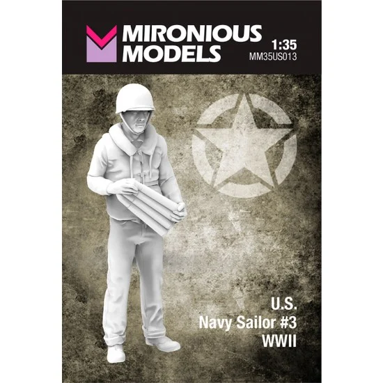 Mironious MM35US013 1/35 WWII US Navy Sailor #3 - Model Figures