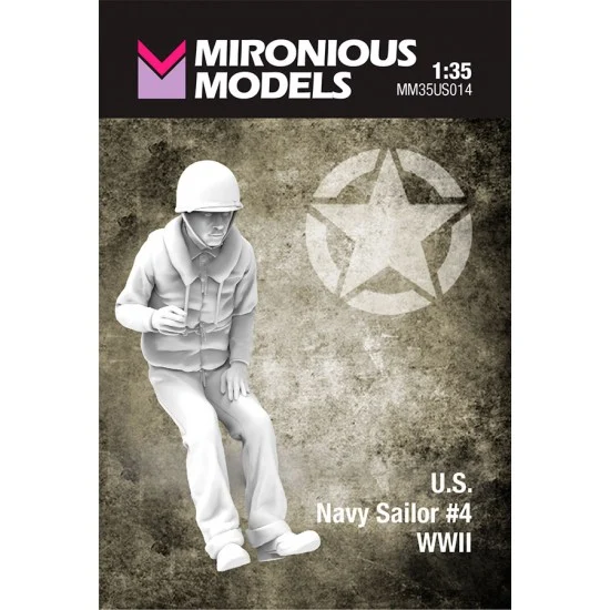 Mironious MM35US014 1/35 WWII US Navy Sailor #4 - Model Figures
