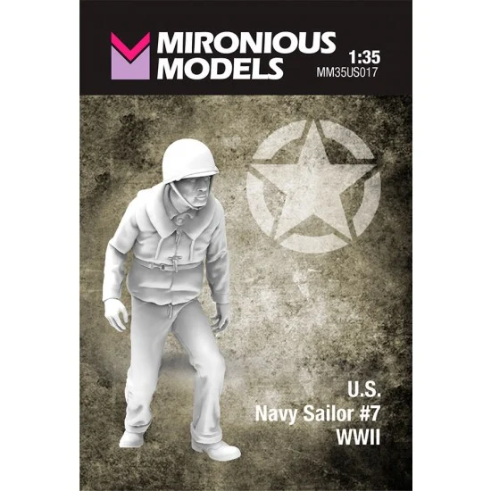Mironious MM35US017 1/35 WWII US Navy Sailor #7 - Model Figures