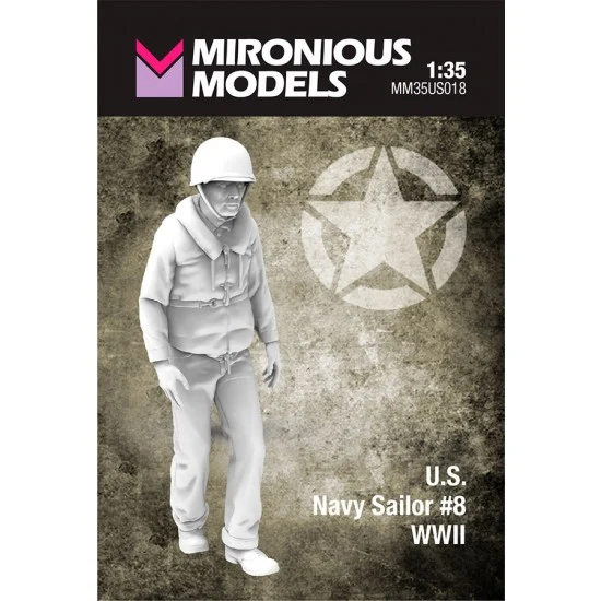 Mironious MM35US018 1/35 WWII US Navy Sailor #8 - Model Figures