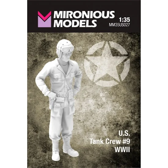 Mironious MM35US027 1/35 WWII US Tank Crew #9 - Model Figures