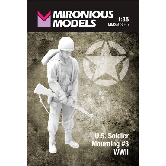 Mironious MM35US035 1/35 WWII US Soldier Mourning #3 - Model Figures