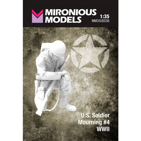 Mironious MM35US036 1/35 WWII US Soldier Mourning #4 - Model Figures