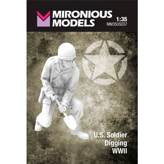 Mironious MM35US037 1/35 WWII US Soldier Digging - Model Figures