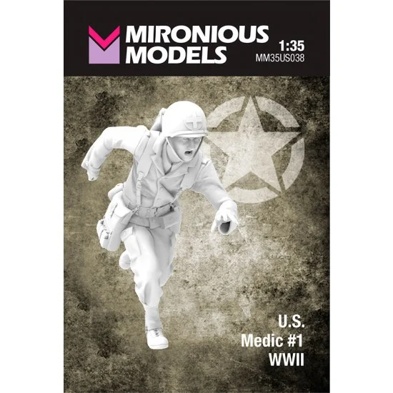 Mironious MM35US038 1/35 WWII US Medic #1 - Model Figures