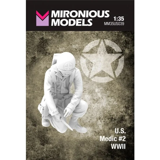 Mironious MM35US039 1/35 WWII US Medic #2 - Model Figures