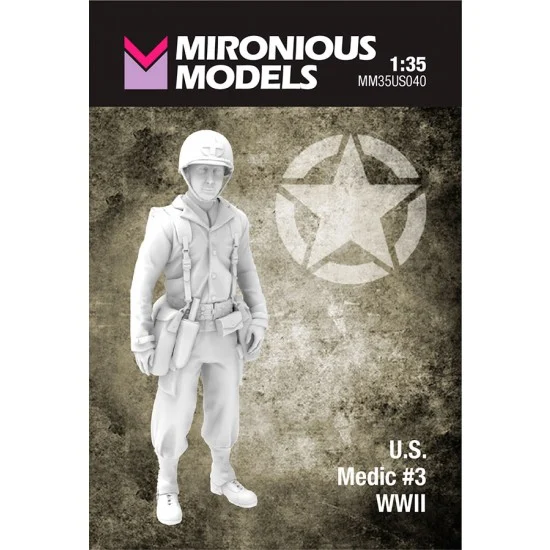 Mironious MM35US040 1/35 WWII US Medic #3 - Model Figures