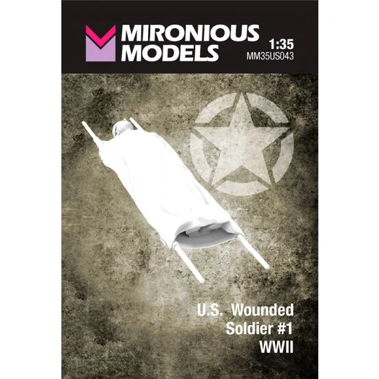 Mironious MM35US043 1/35 WWII US Wounded Soldier #1 - Model Figures