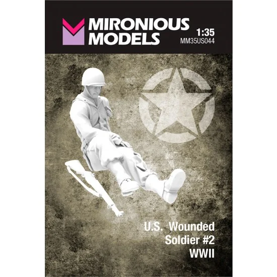 Mironious MM35US044 1/35 WWII US Wounded Soldier #2 - Model Figures