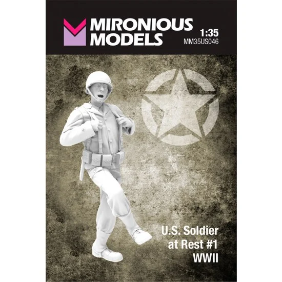 Mironious MM35US046 1/35 WWII US Soldier at Rest #1 - Model Figures