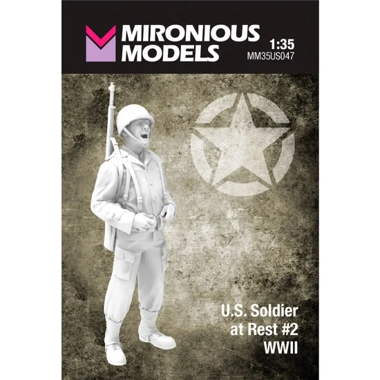 Mironious MM35US047 1/35 WWII US Soldier at Rest #2 - Model Figures
