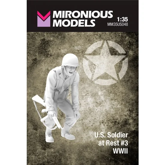 Mironious MM35US048 1/35 WWII US Soldier at Rest #3 - Model Figures