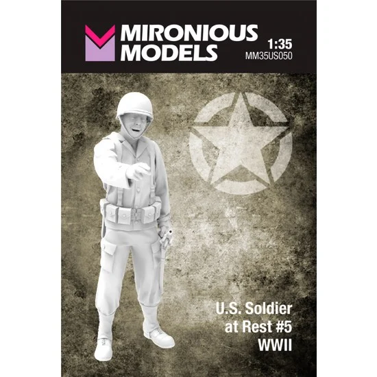 Mironious MM35US050 1/35 WWII US Soldier at Rest #5 - Model Figures