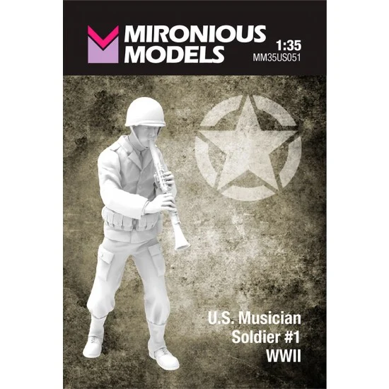 Mironious MM35US051 1/35 WWII US Musician Soldier #1 - Model Figures
