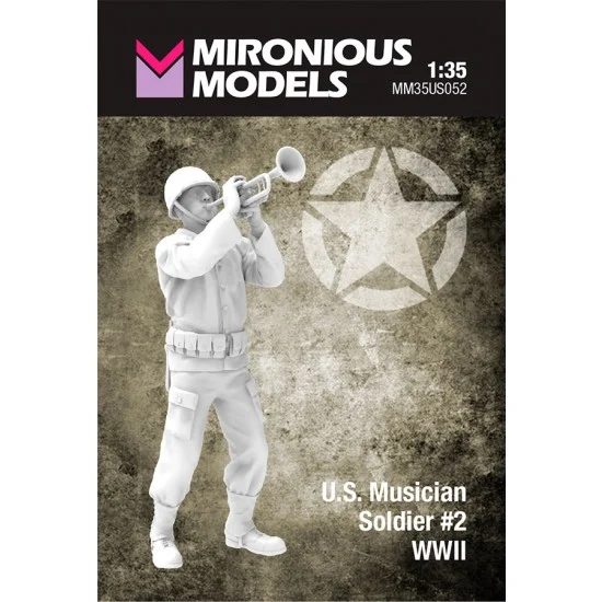 Mironious MM35US052 1/35 WWII US Musician Soldier #2 - Model Figures