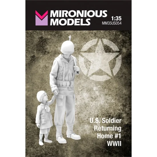 Mironious MM35US054 1/35 WWII US Soldier Returning Home #1 (2 figures) - Model Figures