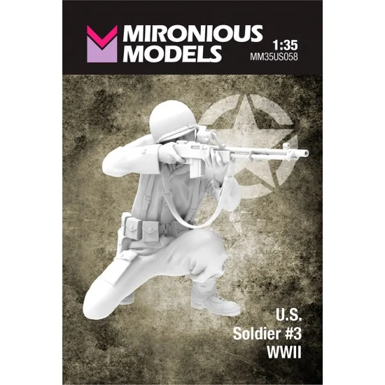 Mironious MM35US058 1/35 WWII US Soldier #3 - Model Figures