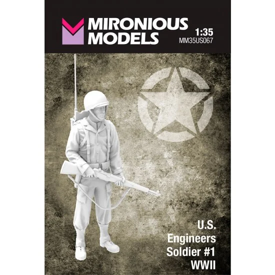 Mironious MM35US067 1/35 WWII US Engineers Soldier #1 - Model Figures