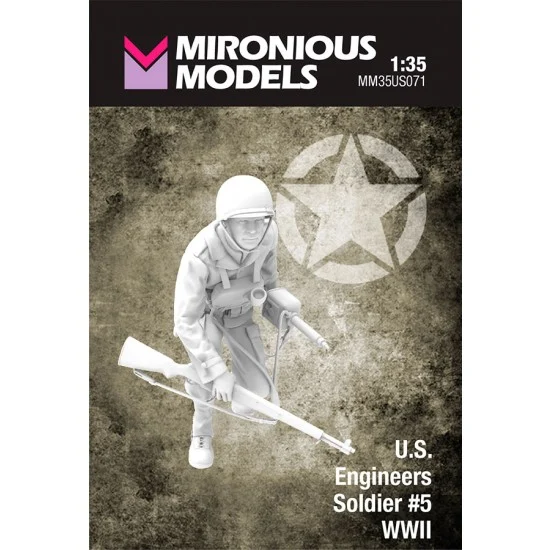 Mironious MM35US071 1/35 WWII US Engineers Soldier #5 - Model Figures
