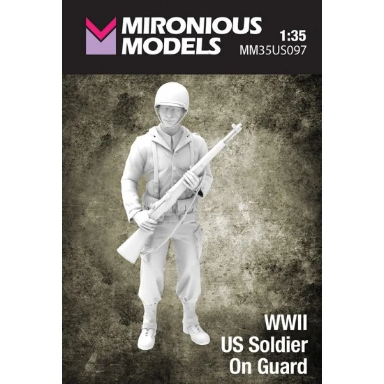 Mironious MM35US097 1/35 WWII US Soldier On Guard - Model Figures