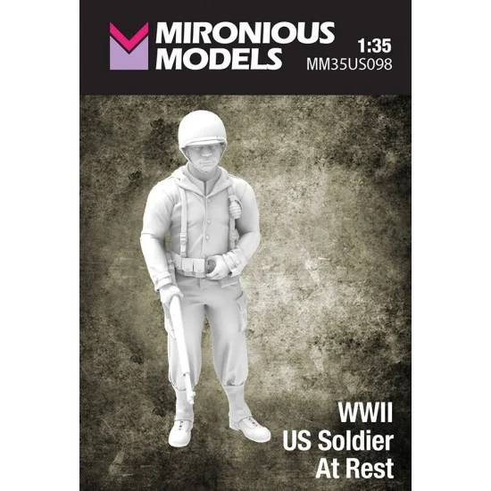 Mironious MM35US098 1/35 WWII US Soldier At Rest - Model Figures