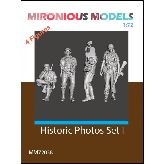 Mironious MM72038 1/72 Historic Photos Set I (4 figures) - Model Figures