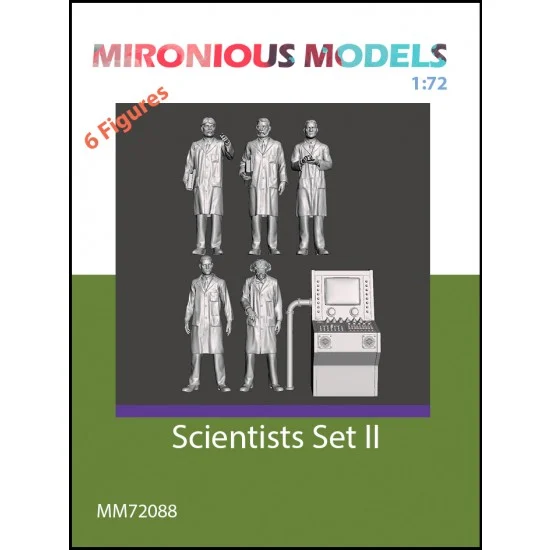 Mironious MM72088 1/72 Scientists Set II (6 figures) - Model Figures