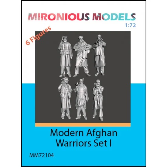 Mironious MM72104 1/72 Modern Afghan Warriors Set I (6 figures) - Model Figures